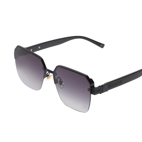 Gradient Browline Sunglasses - Black