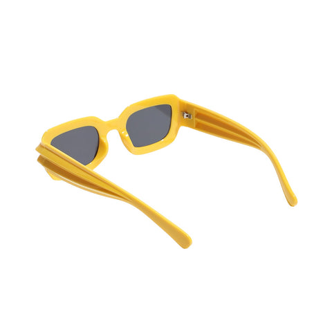CAHOOT Solid Rectangular Sunglasses - Yellow
