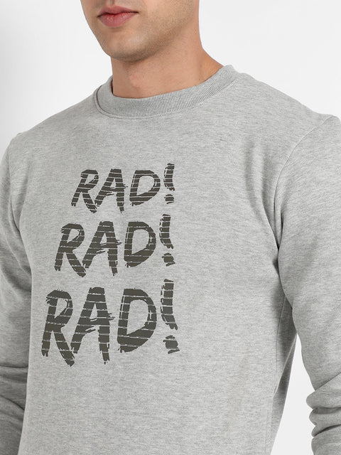 Men's Light Grey Rad Pullover Sweatshirt