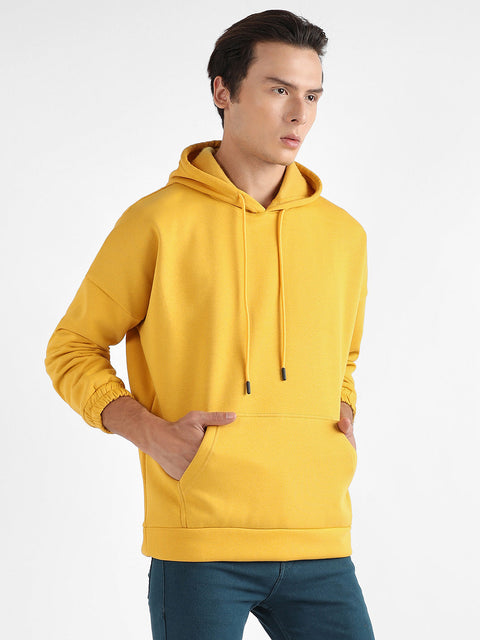 Hooked Oversized Pullover Sweatshirt With Kangaroo Pocket