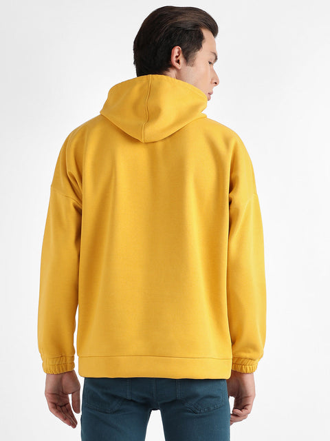 Hooked Oversized Pullover Sweatshirt With Kangaroo Pocket