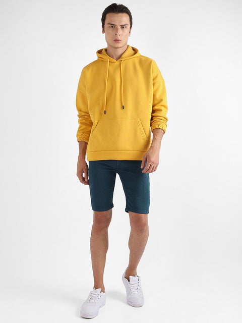 Hooked Oversized Pullover Sweatshirt With Kangaroo Pocket