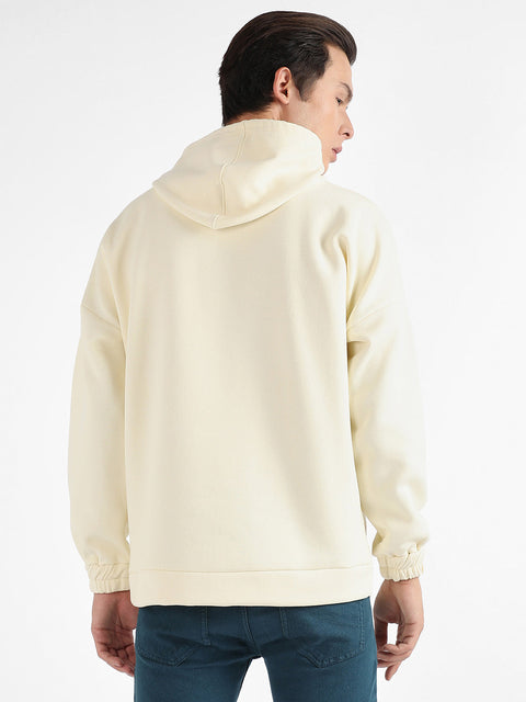Hooked Oversized Pullover Sweatshirt With Kangaroo Pocket