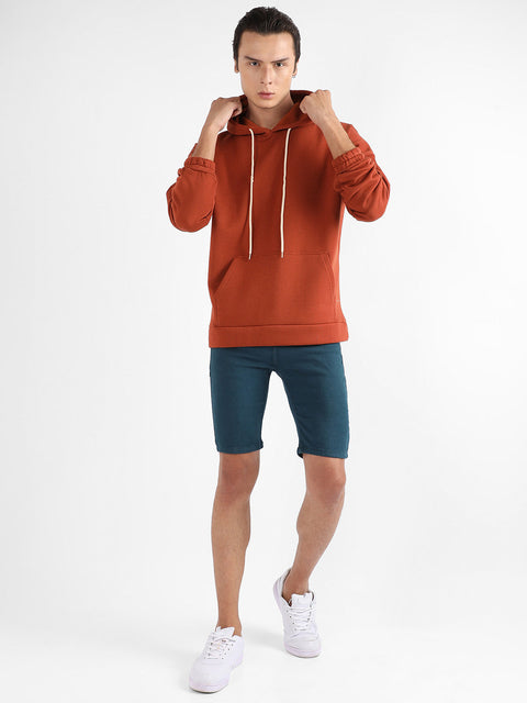 Hooked Oversized Pullover Sweatshirt With Kangaroo Pocket