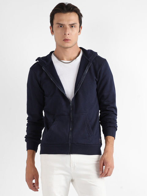 STARCAST Zip-Front Hoodie With Contrast Drawstring