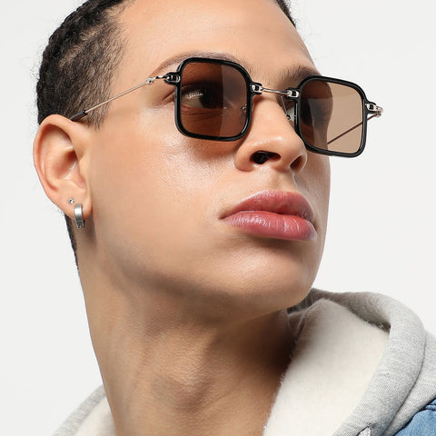CAHOOT Polarized Full Rim Square Sunglass For Men