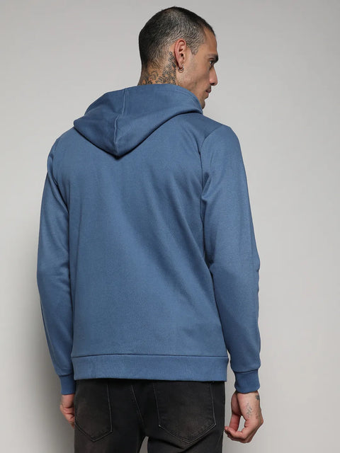 CTRL CLUB Zip-Front Hoodie With Contrast Drawstring