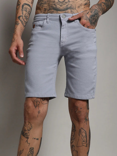 Behookd Chino Denim Shorts