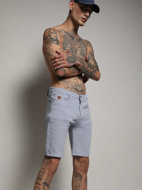 Behookd Chino Denim Shorts