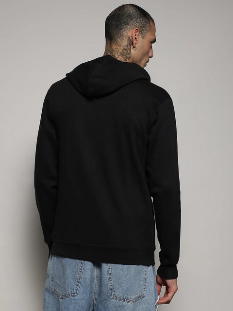 CTRL CLUB Zip-Front Hoodie With Contrast Drawstring