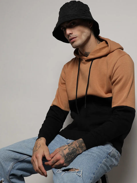 CTRL CLUB Pullover Hoodie With Ribbed Hem