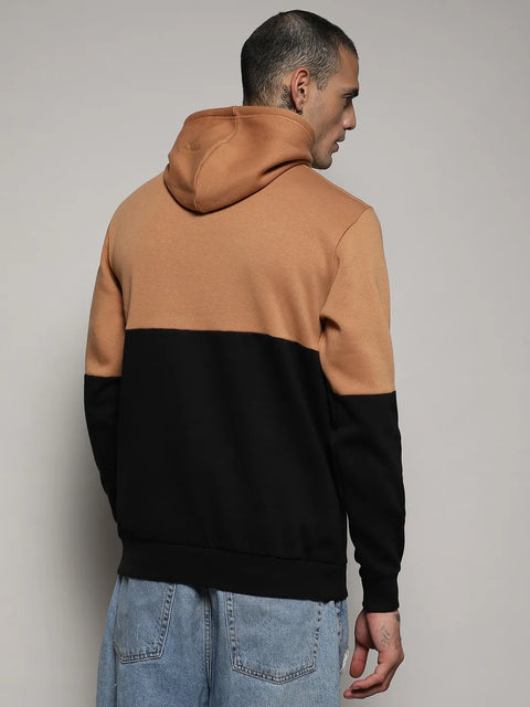 CTRL CLUB Pullover Hoodie With Ribbed Hem