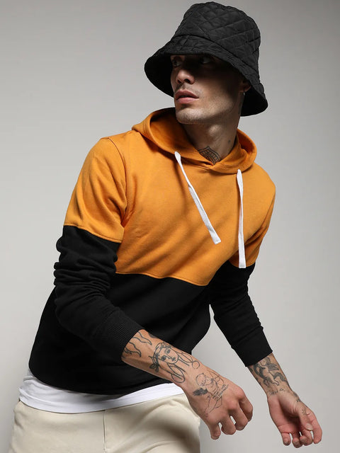 Just Be Pullover Hoodie With Ribbed Hem