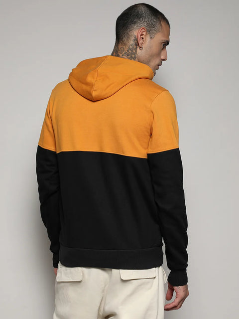 Just Be Pullover Hoodie With Ribbed Hem