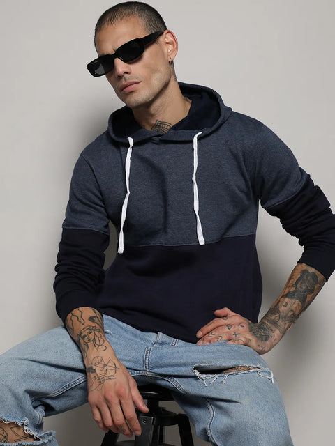 CTRL CLUB Pullover Hoodie With Contrast Detail