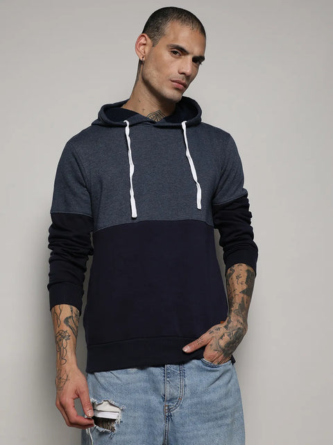 CTRL CLUB Pullover Hoodie With Contrast Detail