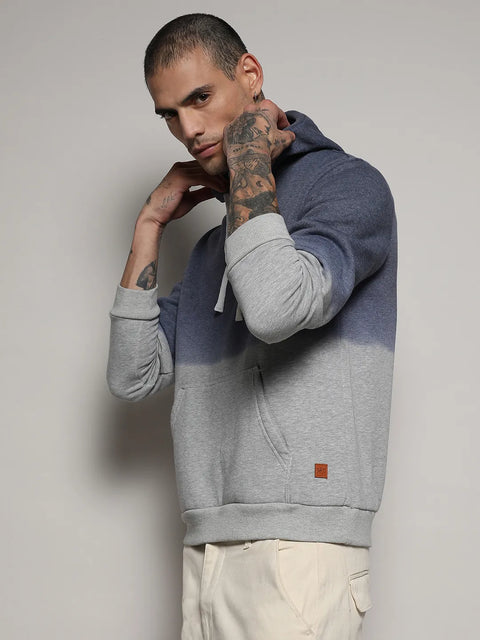 Just Be Pullover Ombre Sweatshirt With Ribbed Hem