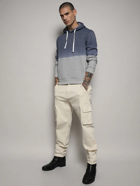 Just Be Pullover Ombre Sweatshirt With Ribbed Hem