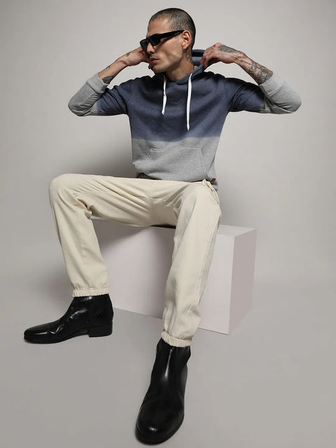 Just Be Pullover Ombre Sweatshirt With Ribbed Hem