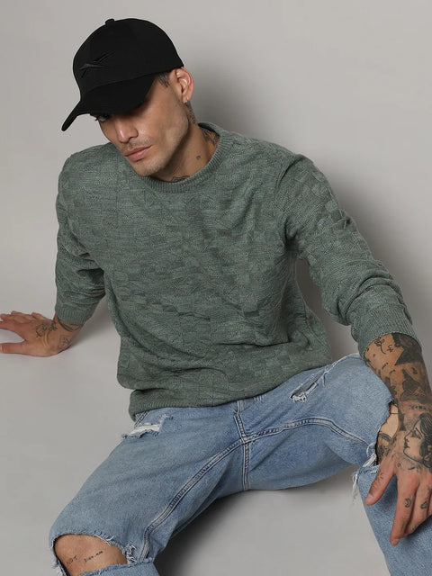 Behookd Textured Knit Sweater