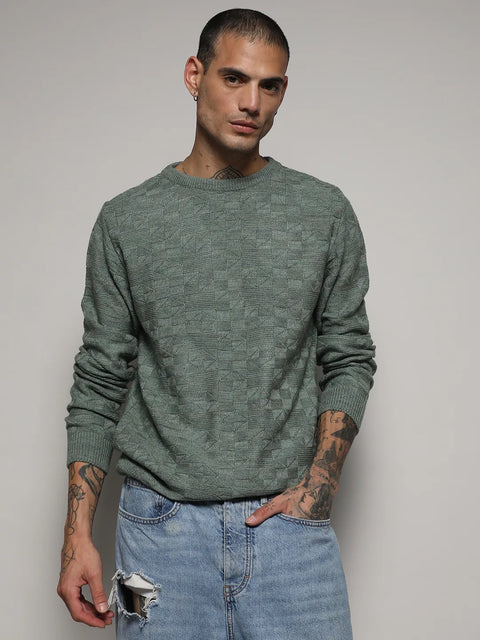 Behookd Textured Knit Sweater
