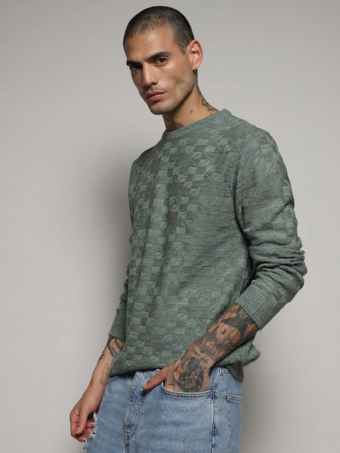 Behookd Textured Knit Sweater