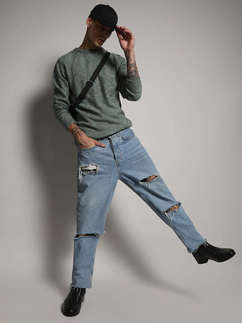 Behookd Textured Knit Sweater