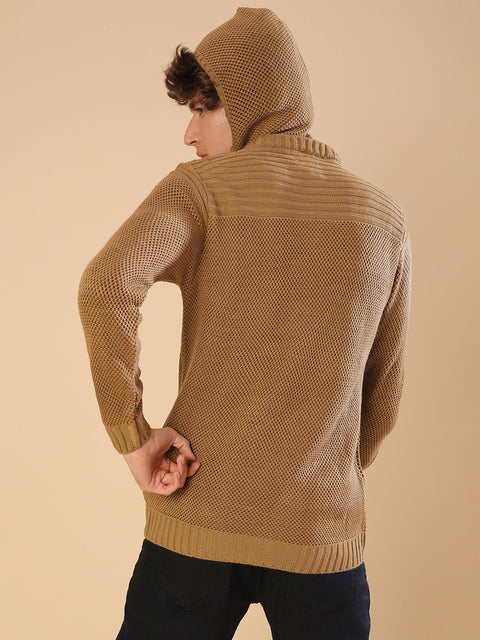 Behookd Textured Knit Pullover Sweater