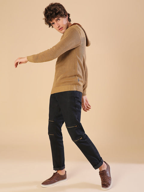 Behookd Textured Knit Pullover Sweater