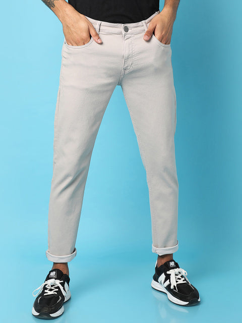 Game Face Rolled Hem Denim Jeans