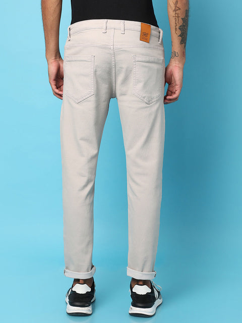 Game Face Rolled Hem Denim Jeans