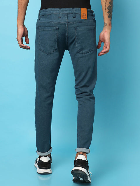 Game Face Rolled Hem Denim Jeans