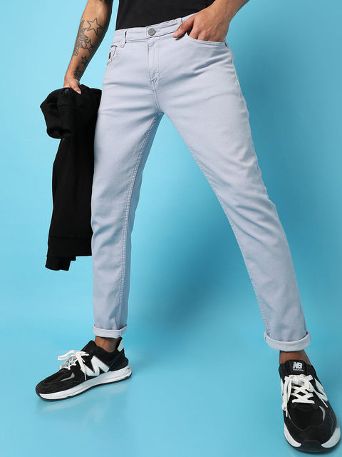 Game Face Rolled Hem Denim Jeans