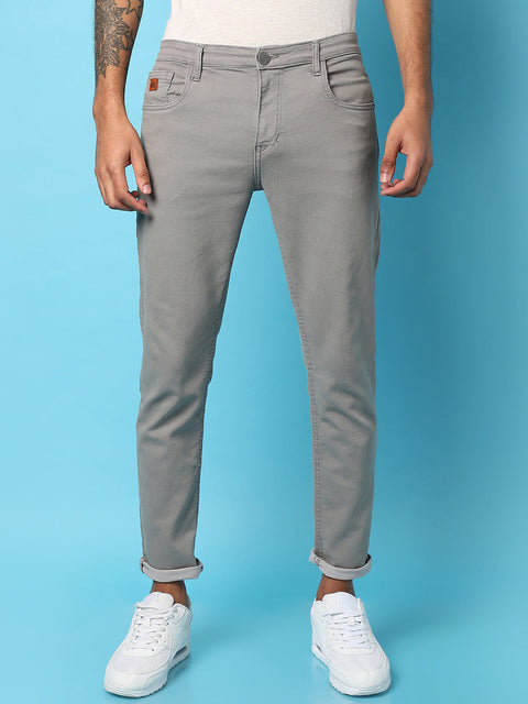 Game Face Rolled Hem Denim Jeans