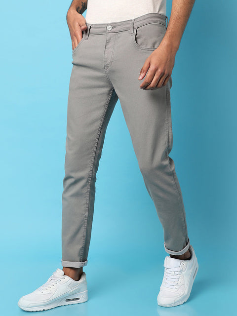 Game Face Rolled Hem Denim Jeans