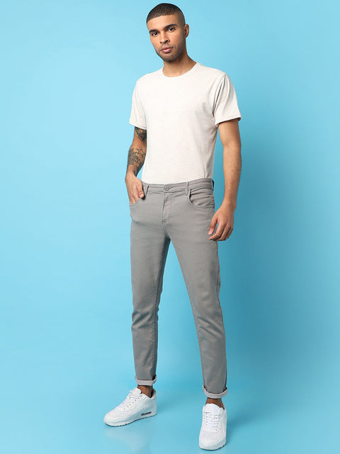 Game Face Rolled Hem Denim Jeans