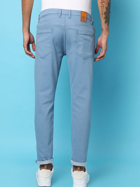 Game Face Rolled Hem Denim Jeans