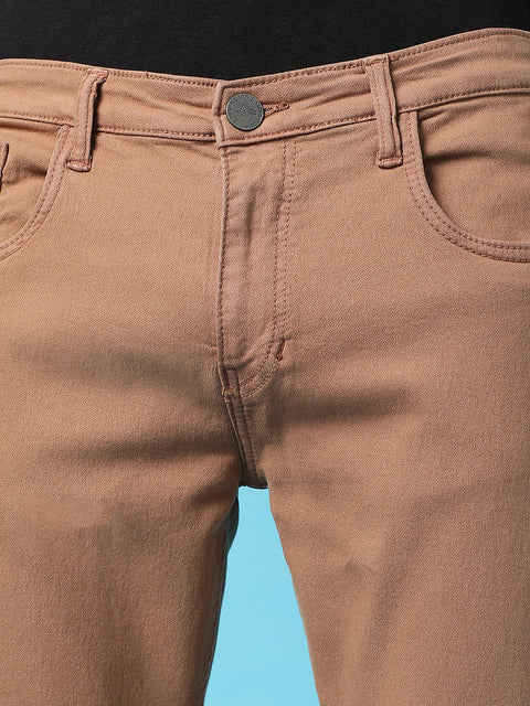 Game Face Rolled Hem Denim Jeans