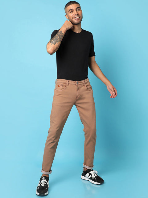 Game Face Rolled Hem Denim Jeans