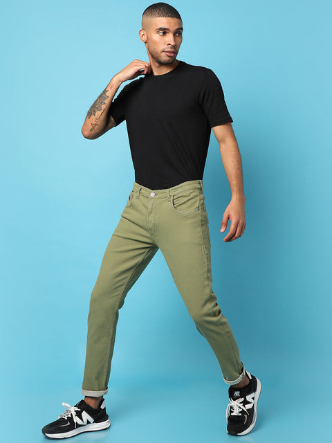 Hookd Rolled Hem Denim Jeans