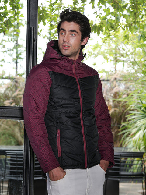 JINX Block-Graph Quilted Puffer Jacket