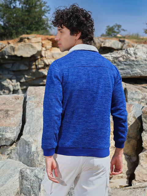 Chaos Heathered Jacket With Fleece Detail