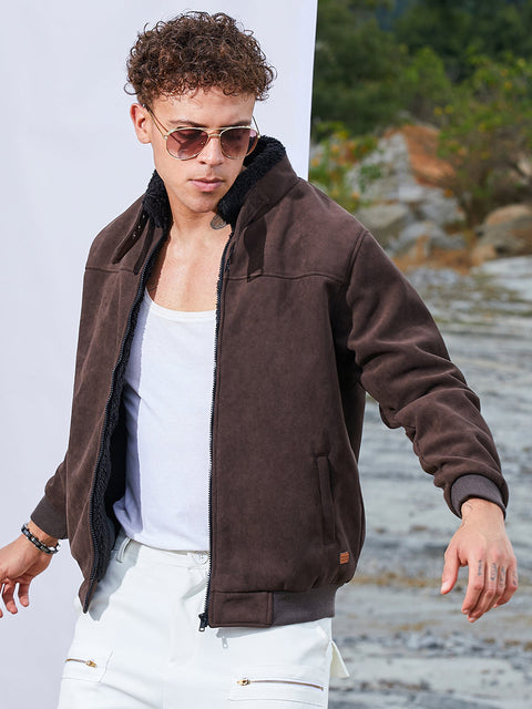 CAHOOT Zip-Front Jacket With Fleece Detail