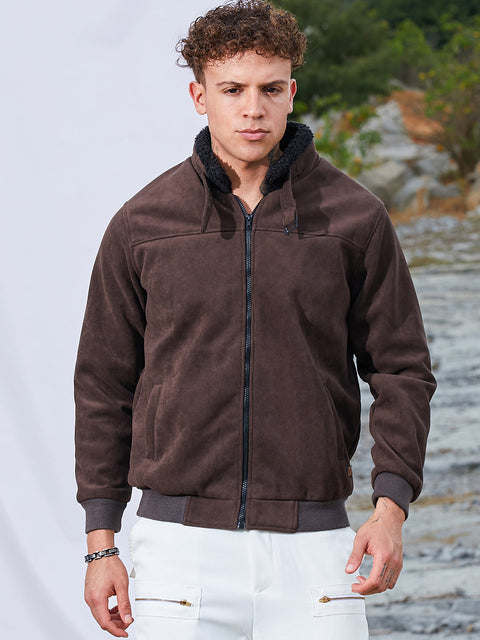 CAHOOT Zip-Front Jacket With Fleece Detail