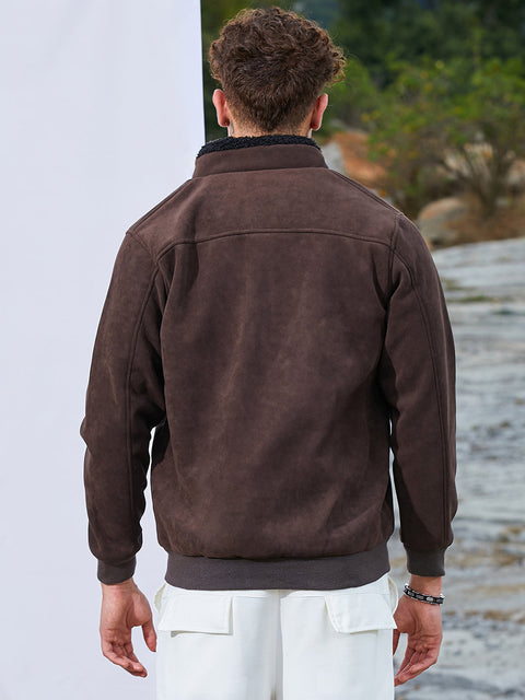 CAHOOT Zip-Front Jacket With Fleece Detail