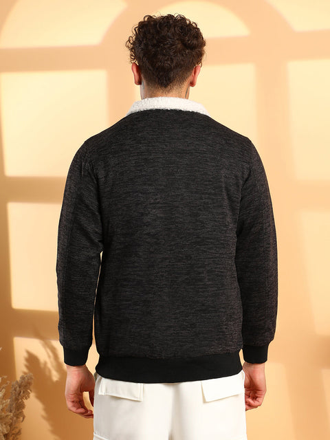 CAHOOT Heathered Jacket With Fleece Detail