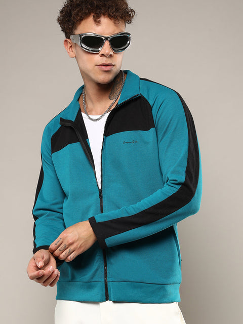 CTRL CLUB Zip-Front Jacket With Contrast Detail