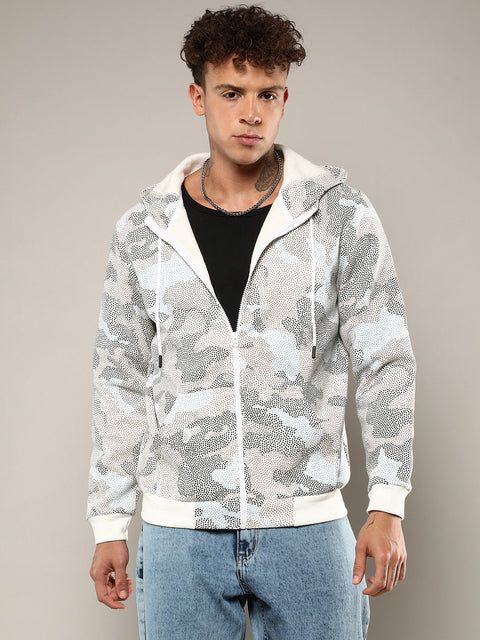 Runway Gods Abstract Dotted Sweatshirt