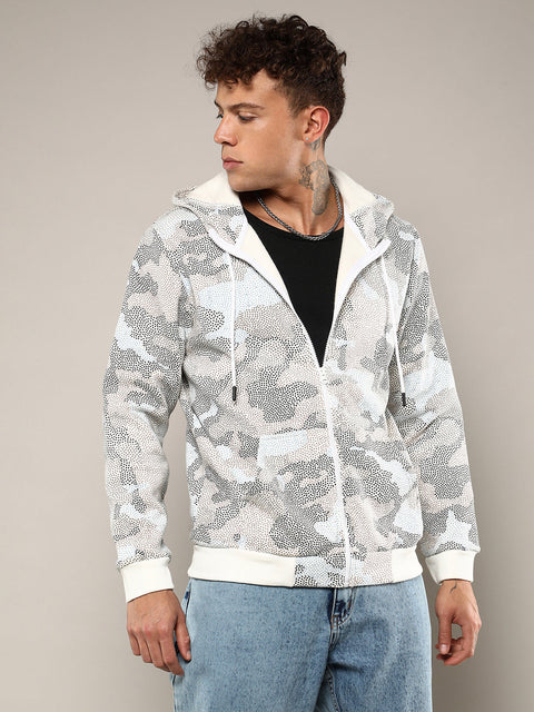 Runway Gods Abstract Dotted Sweatshirt