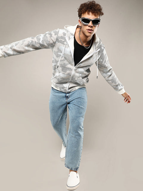 Runway Gods Abstract Dotted Sweatshirt
